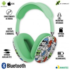 Headphone Bluetooth XC-BTH-52 X-Cell - Verde